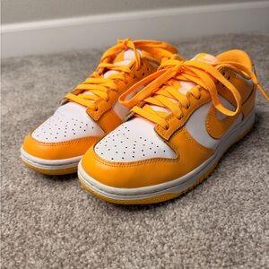 Orange and White Sneakers